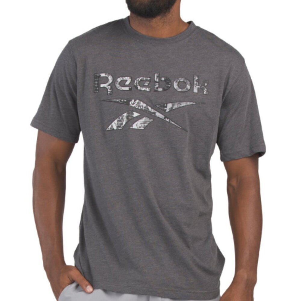 Reebok Unbound Tee Charcoal Heather Men's Large
